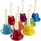 Rhythm Band 8 Note Metal Hand Bells - Set of 8