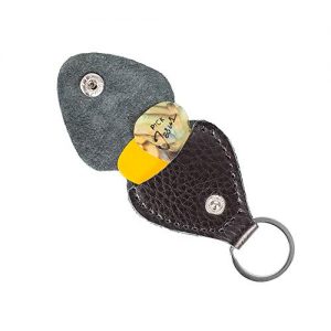 EastRock Portable Soft Leather Guitar Pick Holder-Guitar - Image 3