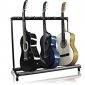 Best Choice Products 7-Guitar Folding Storage Stand Rack for Acoustic, Bass, Electric Guitars w/Padded Foam Rails