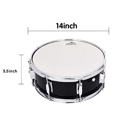 Snare Drum 14 X 5.5inch for Students, Beginners with Gig Bag