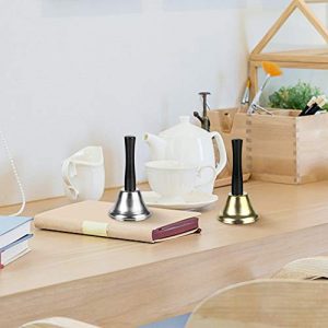 DomeStar Hand Bells, 2PCS Call Bell Handheld Bell Service - Image 6