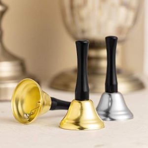 12 Pieces Metal Hand Bells Call Bell Service Hand Bells - Image 5