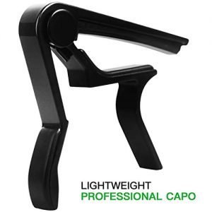 Guitar Capo, 6-String Acoustic & Electric Guitar Capo,SIIWOO Guitar Capo Acoustic(Black)
