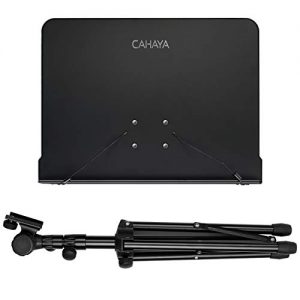 CAHAYA Sheet Music Stand Metal Portable Solid Back - Image 7