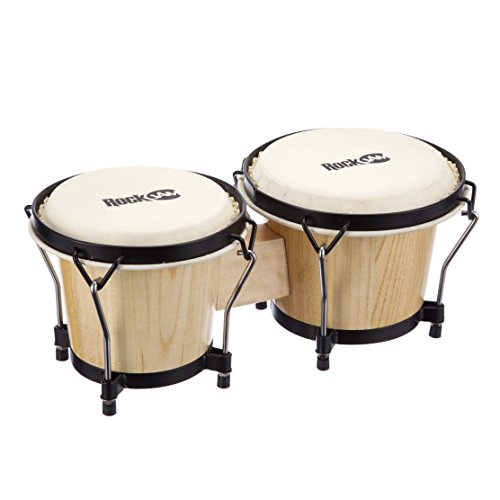 Bongo Drum Set with Padded Bag and Tuning Key