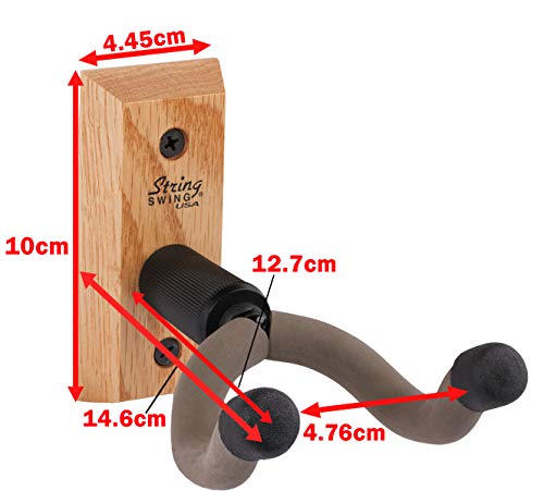 String Swing Guitar Hanger – Holder for Electric Acoustic and Bass Guitars