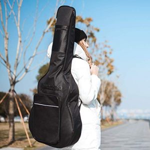 Acoustic Guitar Gig Bag 0.5in Extra Thick Sponge Overly Padded Waterproof Guitar Case - Image 4