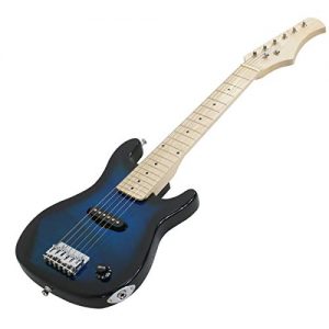 30" Kids Electric Guitar Set with 5W Amplifier - Blue - Image 6