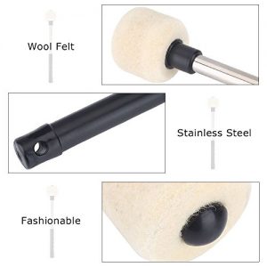 Bass Drum Mallet Wool Felt Head Percussion Mallets - Image 6