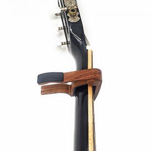 WINGO Classical Flat Guitar Capo for Nylon String Guitars-Rosewood Finish - Image 2