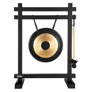 Bring Harmony to Your Space with Eastar Gong Desk Chime – Large Brass Meditation Gong - Image 2