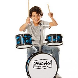 🎵 Mini Rockstars’ Dream: First Act Discovery Drum Set with Blue Stars! 🥁✨ - Image 3