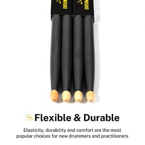 Donner Snare Drum Sticks 5A Classic Maple Wood Drumstick - Image 7