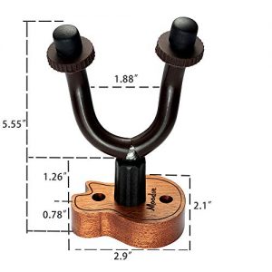 Moodve Mahogany Guitar Hanger For Wall - Image 4