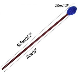Head Keyboard Marimba Mallets with Maple Handle - Image 6