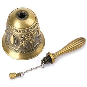 Suwimut 2 Pack Hand Bell, Multi-Purpose Brass Service Call Bell - Image 3