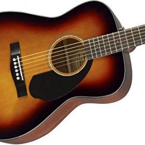 Fender CC-60S Acoustic Guitar (3-Color Sunburst, Walnut Fingerboard) - Image 6
