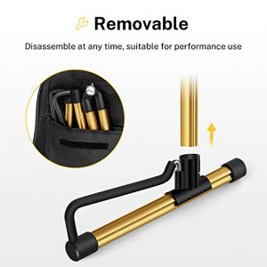 Donner DS-1 Gold Portable Ultimate Guitar Stand for Acoustic Electric - Image 3