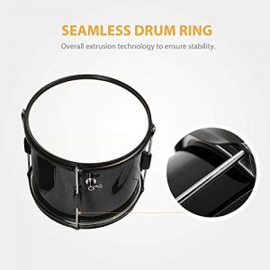 Drum Set with Adjustable Throne, Cymbal, Pedal & Drumsticks - Image 3