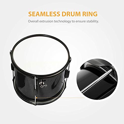Drum Set with Adjustable Throne, Cymbal, Pedal & Drumsticks