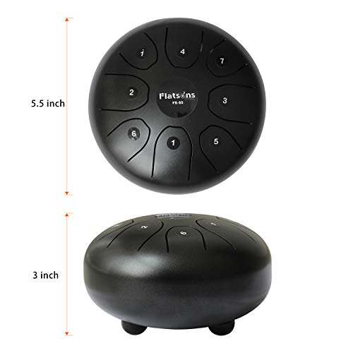 Steel Tongue Drum Steel Drums Flatsons Handpan Standard C Key 8 Notes
