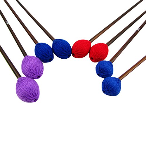Marimba Mallets with Maple Handles and Different Hard Head