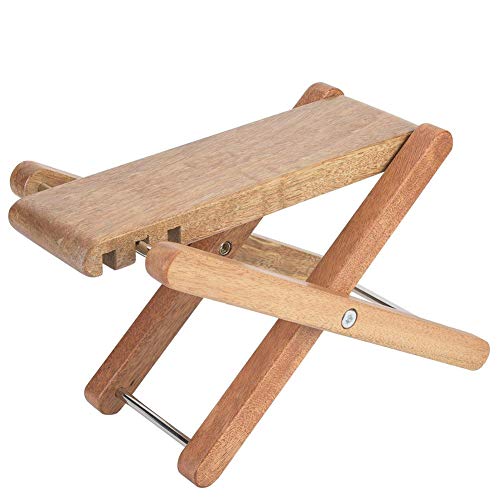 Guitar Foot Rest Stool,3-Level Adjustable Wood Guitar Foot
