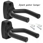 Guitar Wall Hanger Stands Ukulele Wall Mount 2 Pack Violin Wall Hook Keep Holder Mount Display Guitar Wall Stand Rack Bracket Most Guitar Bass Accessories Easy To Install