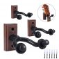 Guitar Hanger Real Hardwood Black Walnut Wall Mount Holder