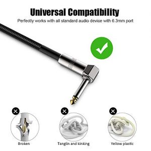 Professional Cable Bass AMP Cord with 1/4" Plug - Image 7