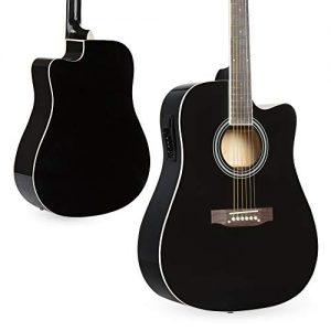 Best Choice Products 41in Full Size Acoustic Electric Cutaway Guitar Set - Image 3