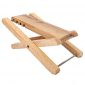 Fafeims Slap-up Wooden Guitar Footstool Pedal Height Adjustable Guitar Pedal Music Foot Rest