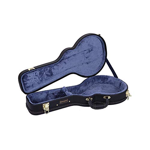 Crossrock Deluxe Wood Hard Case for F-style Mandolin