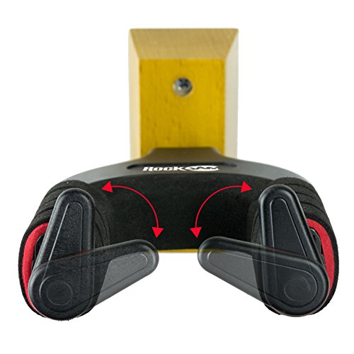 RockJam 2-Pack Guitar Hanger and Wall Mount Bracket Holder