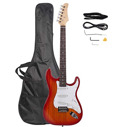 Rosewood Fingerboard Electric Guitar with Gigbag