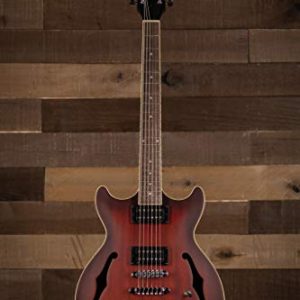 Ibanez Artcore 6-String Semi-Hollow-Body Electric Guitar – Sunburst Red Flat | Versatile, Durable, & High-Performance Sound - Image 4