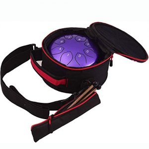 Metal Tongue Drum 6 inches eight Notes Percussion Instrument C-Key Handpan Drum with Bag - Image 7