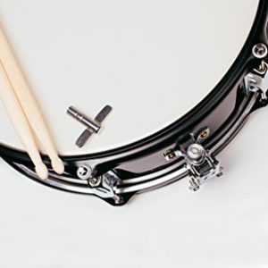 Snare Drum Set Student Steel Shell 14 X 5.5 Inches with 10 Lugs, Includes Drum Key - Image 9
