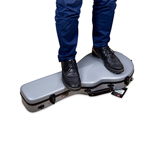 Crossrock CRF1000MFSL Fiberglass Mandolin Case, fit for Both F Style