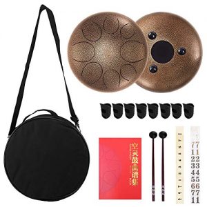 8 Notes Steel Tongue Drum, Steel Handpan Drum
