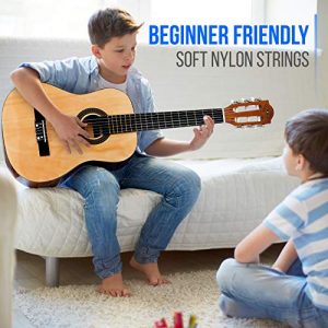 Classical Acoustic Guitar-3/4 Junior Size 6 String Linden Wood - Image 5