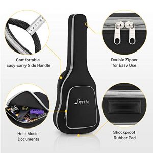 Donner 36 Inch Acoustic Guitar Gig Bag – Ultimate Protection with Waterproof Ripstop Nylon & Spacious Storage - Image 2