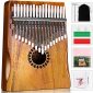 Kalimba Thumb Piano 17 Keys, Portable Mbira Finger Piano Gifts