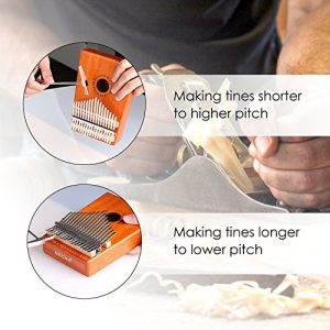 GECKO Kalimba 17 Keys Thumb Piano with Waterproof Protective Box - Image 7