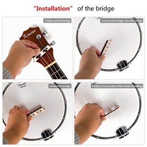 String Banjo Ukulele Banjo lele Uke Concert 23 Inch - Image 4