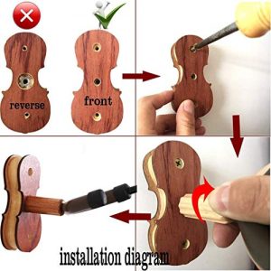 Guitar Stand Wall Hanger Wood Acoustic Guitar Stand - Image 5