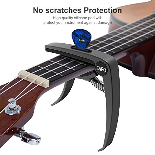 Guitar Capo 3 in 1 Zinc Metal Capo for 6 String Acoustic Guitar