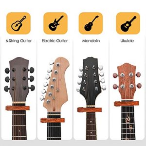 Guitar Capo for Acoustic Guitar (2 Pack), Rosewood Color Acoustic Capo - Image 6