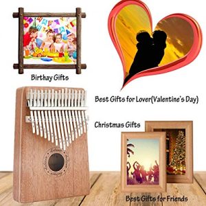 Helesin 17-Key Kalimba – Premium Mahogany Thumb Piano with Accessories - Image 6