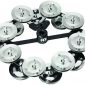 Headliner Series Hi-Hat Tambourine With Double Row Steel Jingles